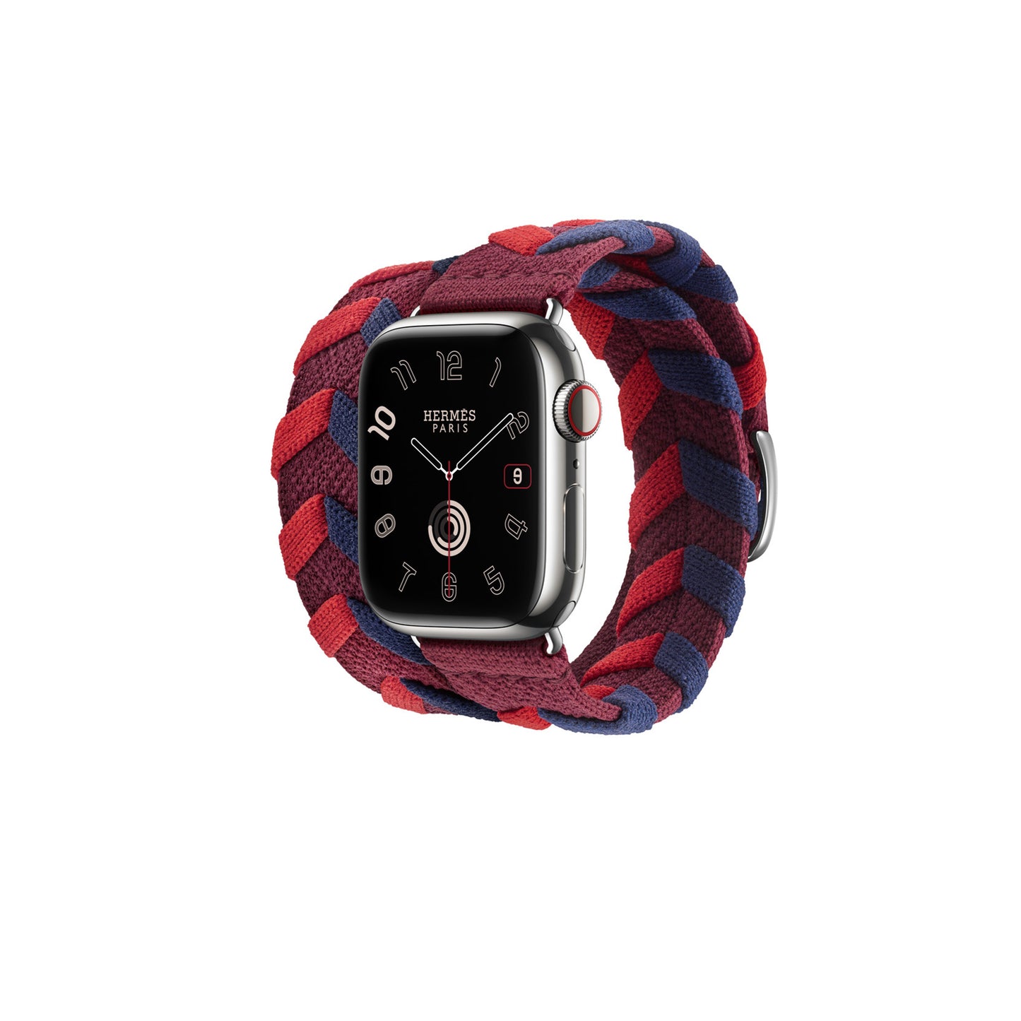 Apple Watch Hermès - 41mm Rouge H Bridon Double Tour