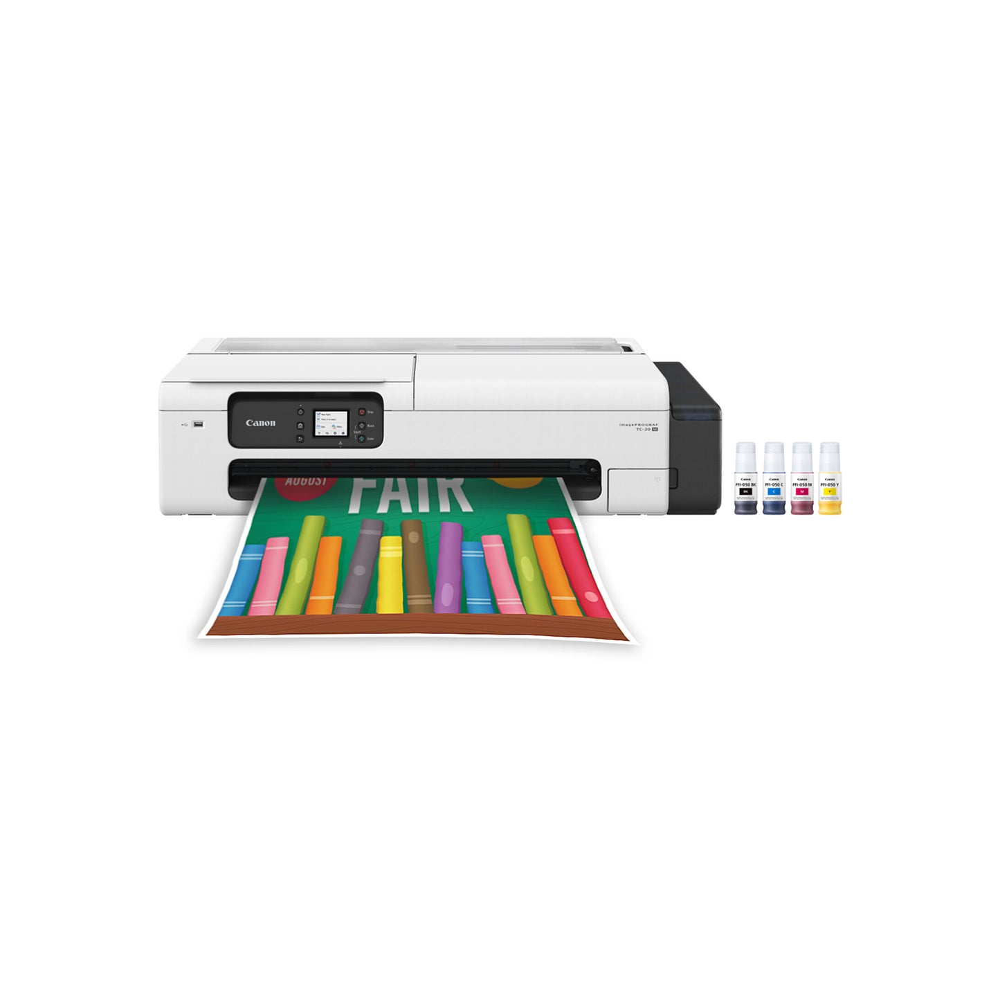 طابعة كانون imagePROGRAF TC-20M MFP 24 بوصة ملونة لاسلكية كبيرة الحجم