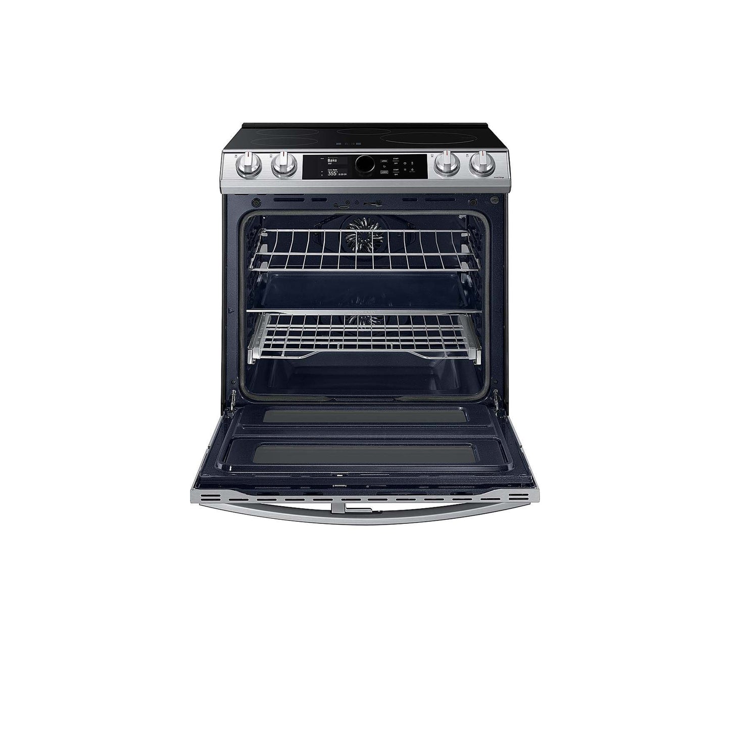 6.3 cu. ft. Smart Slide-in Induction Range with Flex Duo™, Smart Dial & Air Fry in Black Stainless Steel.