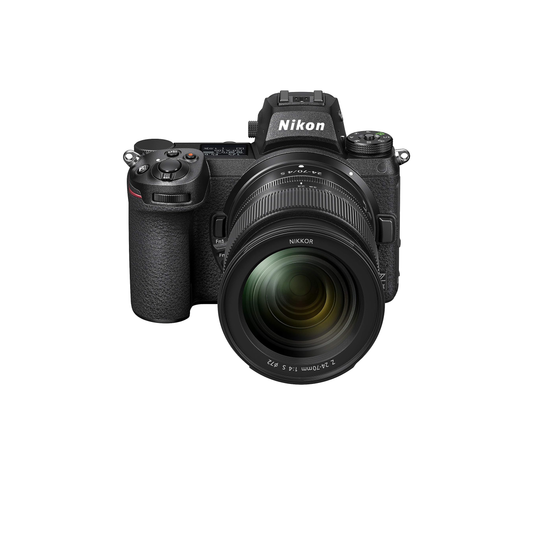 Nikon Z 7II with Zoom Lens  Ultra-high resolution full-frame mirrorless stillsvideo camera with 24-70mm f4 lens