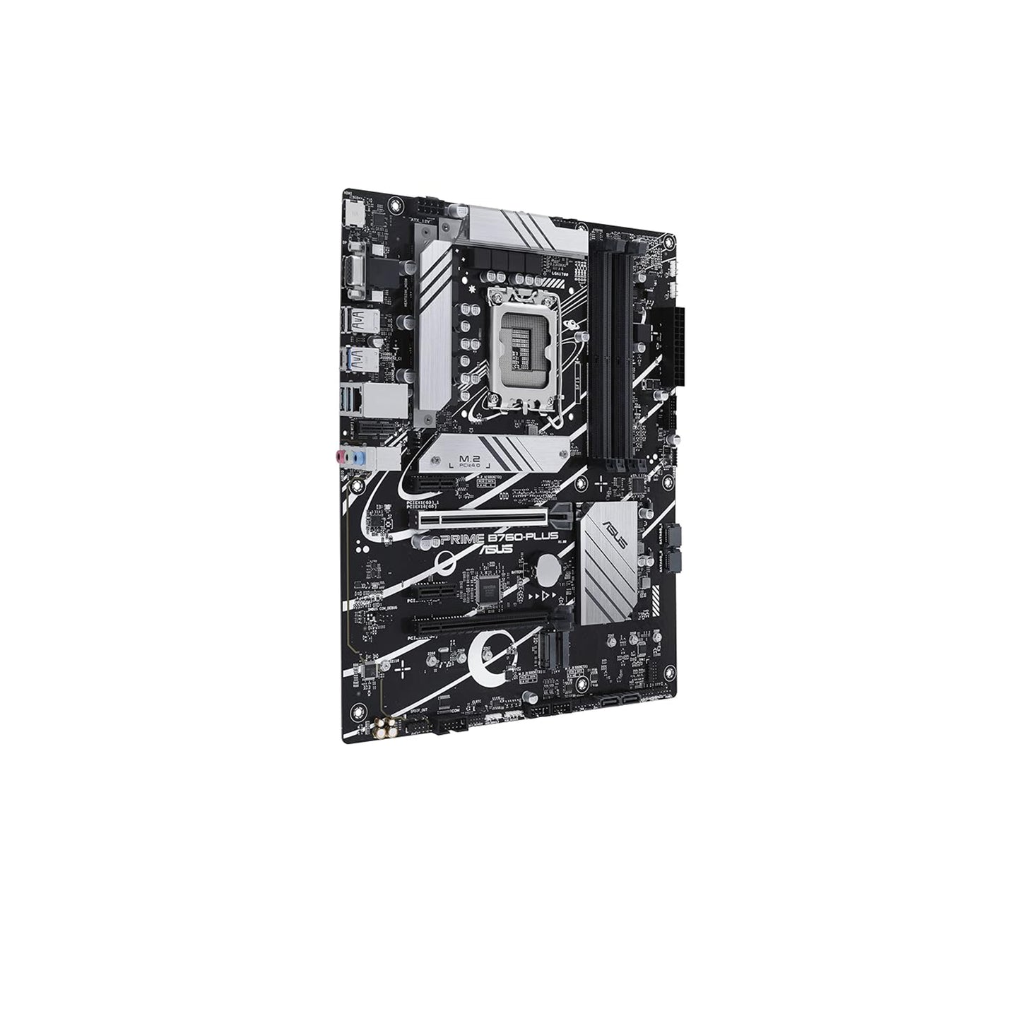 اللوحة الأم ASUS Prime B760-PLUS Intel B760 (الجيل الثالث عشر والثاني عشر) LGA1700 ATX PCIe 5.0، DDR5،3X PCIe 4.0 M.2 Slots، 2.5 جيجا بايت LAN، DP، HDMI، USB 3.2 Gen 2x2 Type-C، Front USB 3.2 Gen 1 النوع C، ثاندربولت (USB4) 