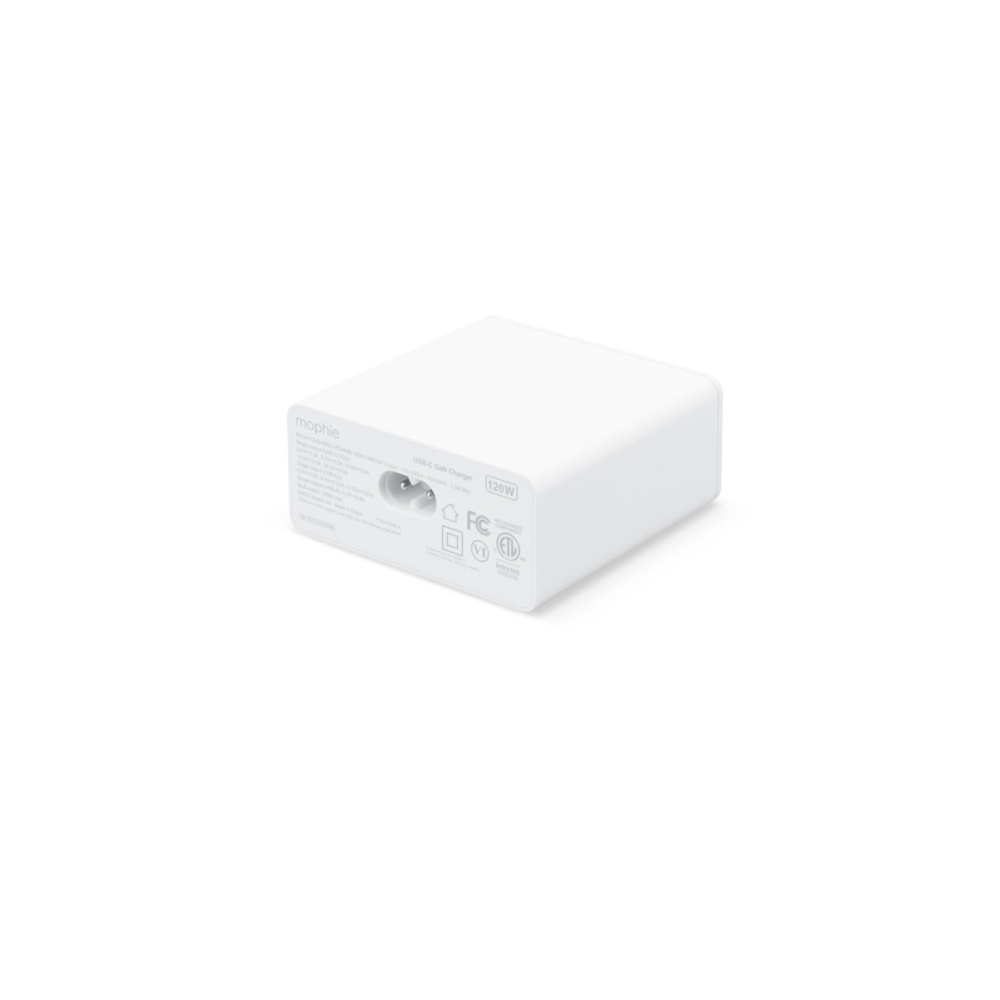 mophie speedport 120 4-port GaN wall charger (120W)