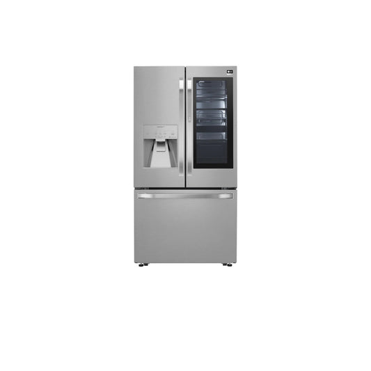 36-inch Wide LG STUDIO InstaView® French Door Refrigerator - 24 cu. ft. - SRFVC2416S