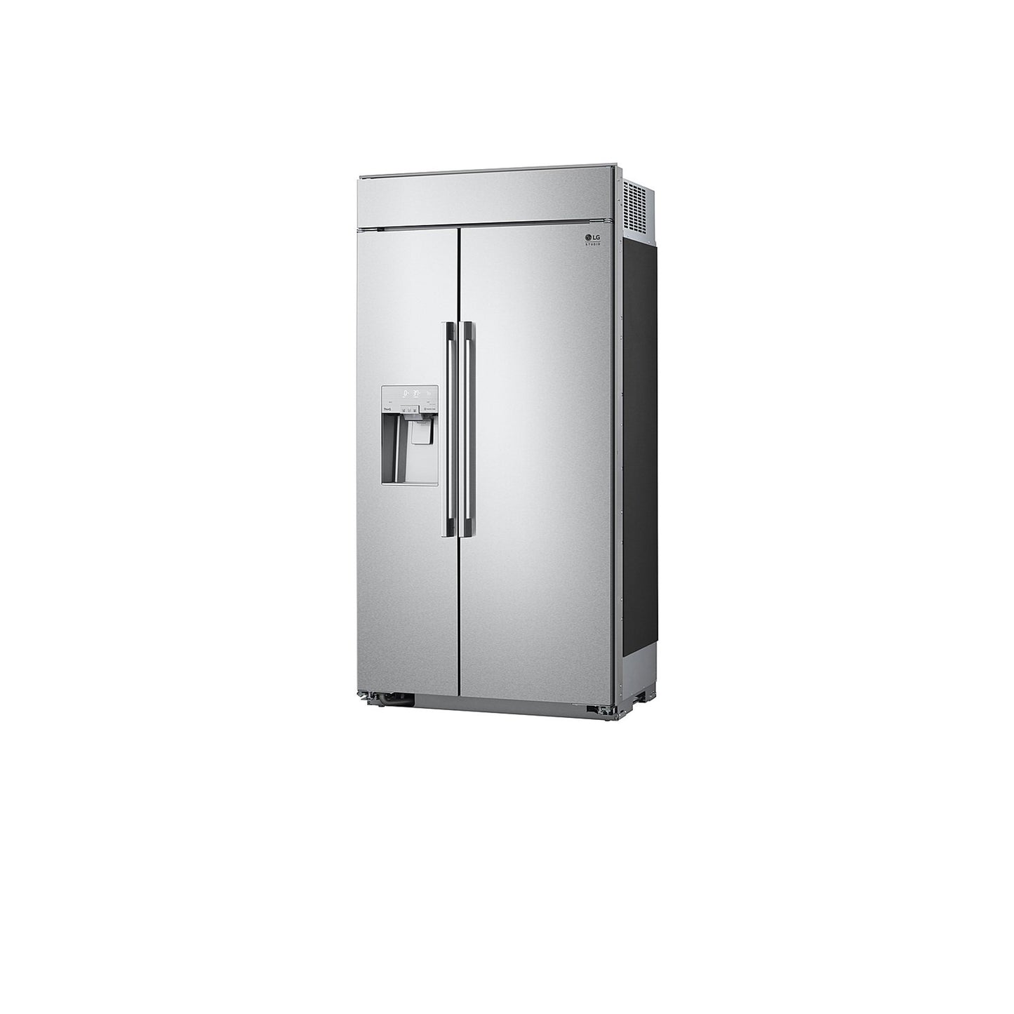 LG STUDIO 26 cu. ft. Smart Side-by-Side Built-In Refrigerator with Ice & Water Dispenser