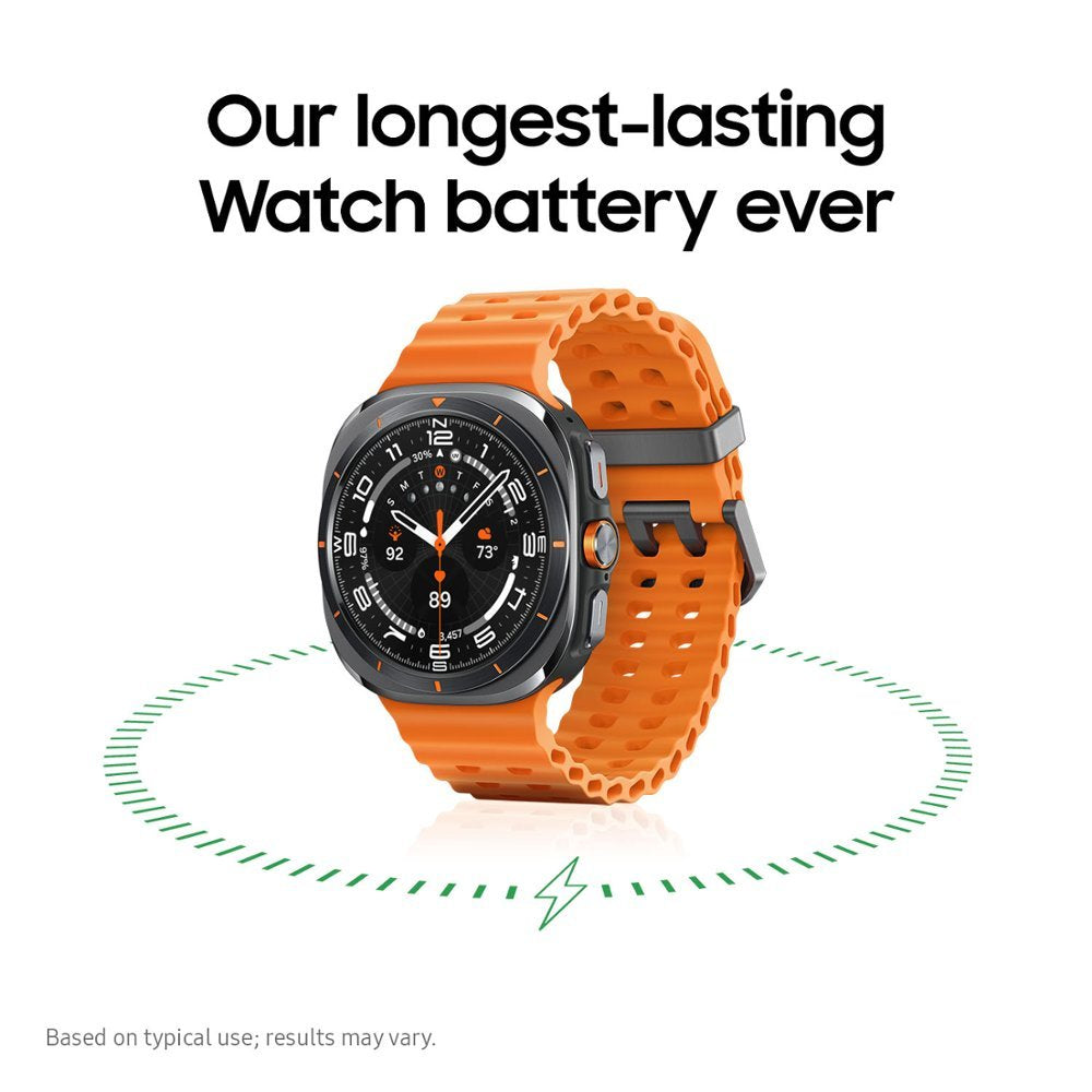 Samsung Galaxy Watch Ultra | Orange, Gray & White.