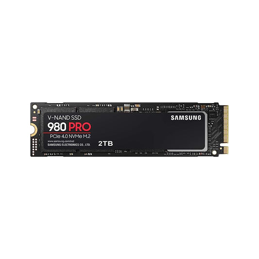 سلسلة سامسونج 990 برو - 2 تيرابايت PCIe Gen4. X4 NVMe 2.0c - M.2 SSD داخلي (MZ-V9P2T0B/AM) 