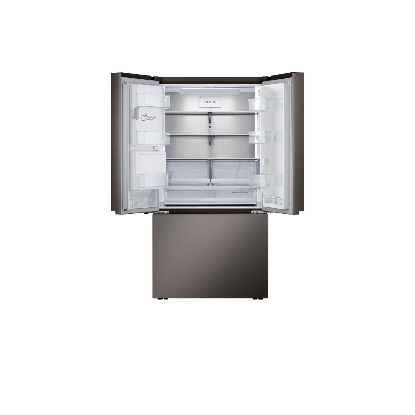 26 متر مكعب. قدم. ثلاجة Smart Counter-Depth MAX™ بباب فرنسي مع أربعة أنواع من الثلج 