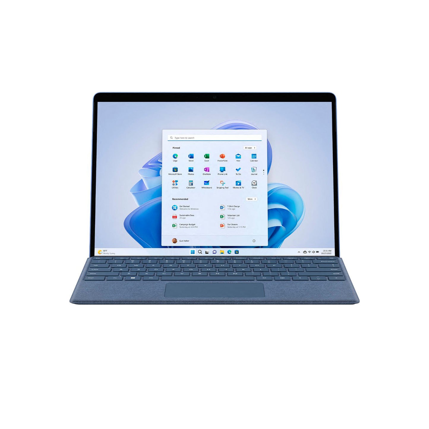 Microsoft - Surface Pro 9 - شاشة لمس 13 بوصة - منصة Intel Evo Core i7 - ذاكرة 16 جيجابايت - SSD 256 جيجابايت - الجهاز فقط (أحدث طراز) - ياقوتي