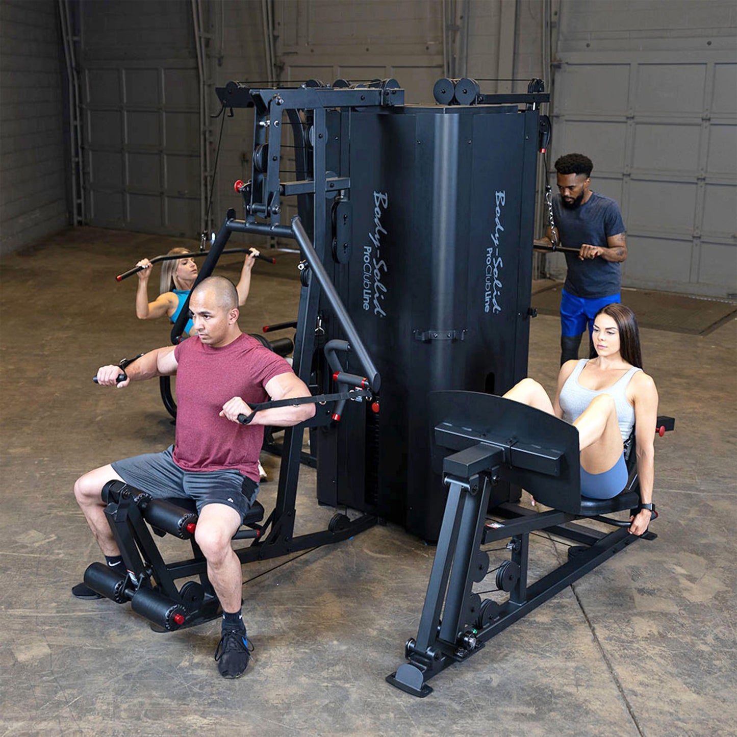 Body-Solid Pro ClubLine S1000 Four-Stack Gym