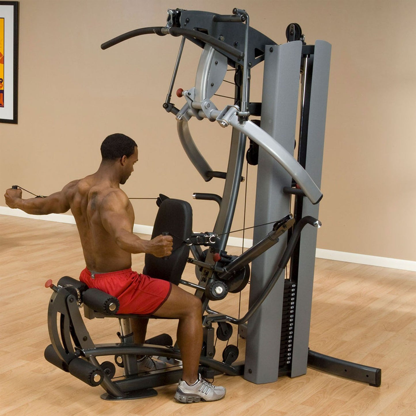 Body-Solid FUSION 600 Bi-Angular Gym with Functional Trainer Arms