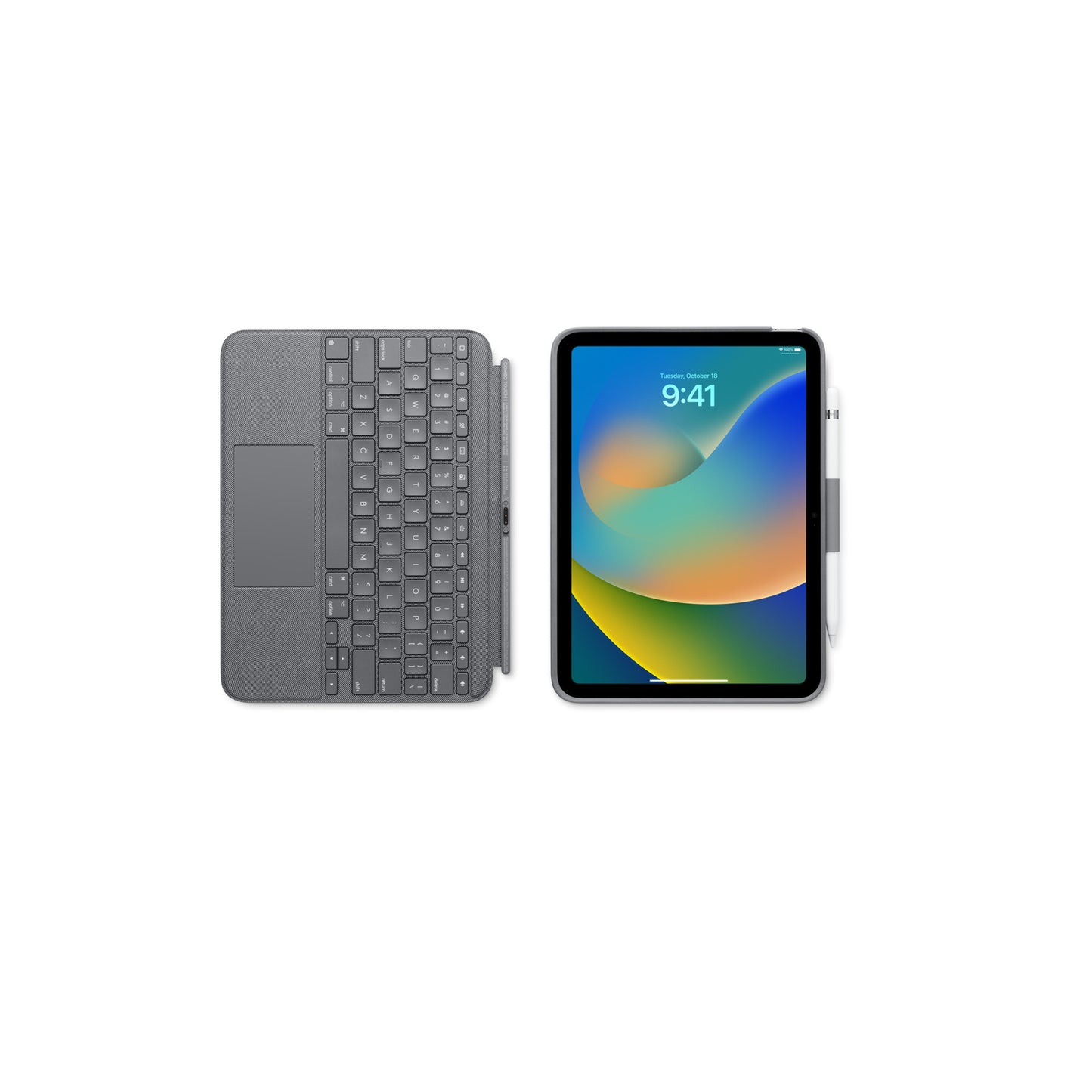 لوحة مفاتيح Logitech Combo Touch لجهاز iPad (الجيل العاشر) 