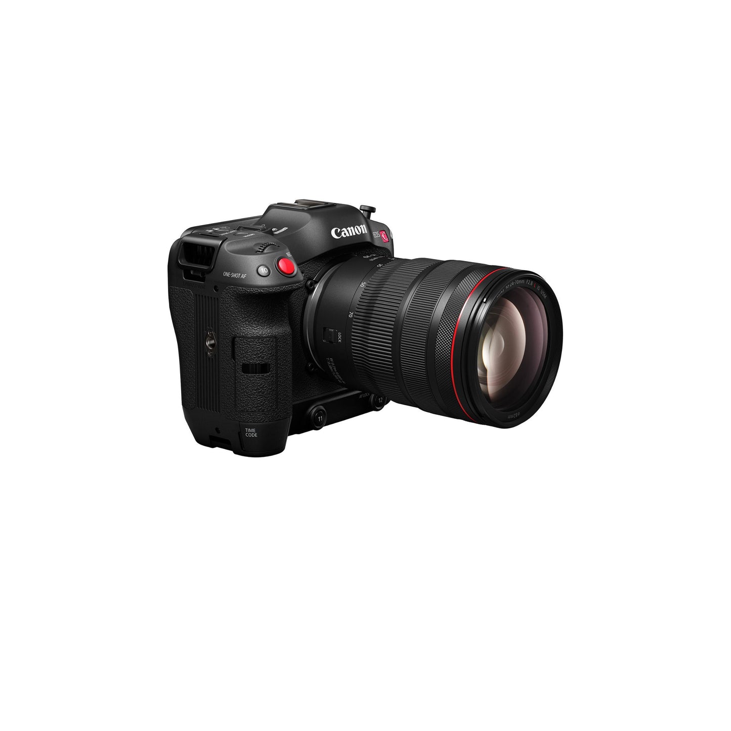 Canon - EOS R5 C 8K Video Mirrorless Cinema Camera with RF 24-70 f/2.8 L IS USM Lens - Black.