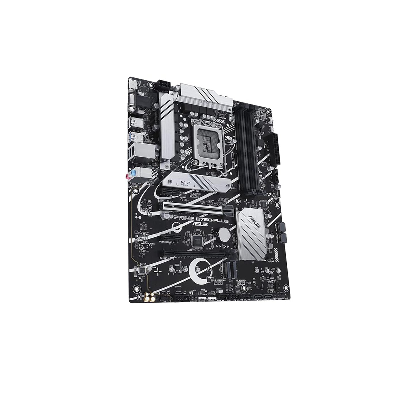 اللوحة الأم ASUS Prime B760-PLUS Intel B760 (الجيل الثالث عشر والثاني عشر) LGA1700 ATX PCIe 5.0، DDR5،3X PCIe 4.0 M.2 Slots، 2.5 جيجا بايت LAN، DP، HDMI، USB 3.2 Gen 2x2 Type-C، Front USB 3.2 Gen 1 النوع C، ثاندربولت (USB4) 