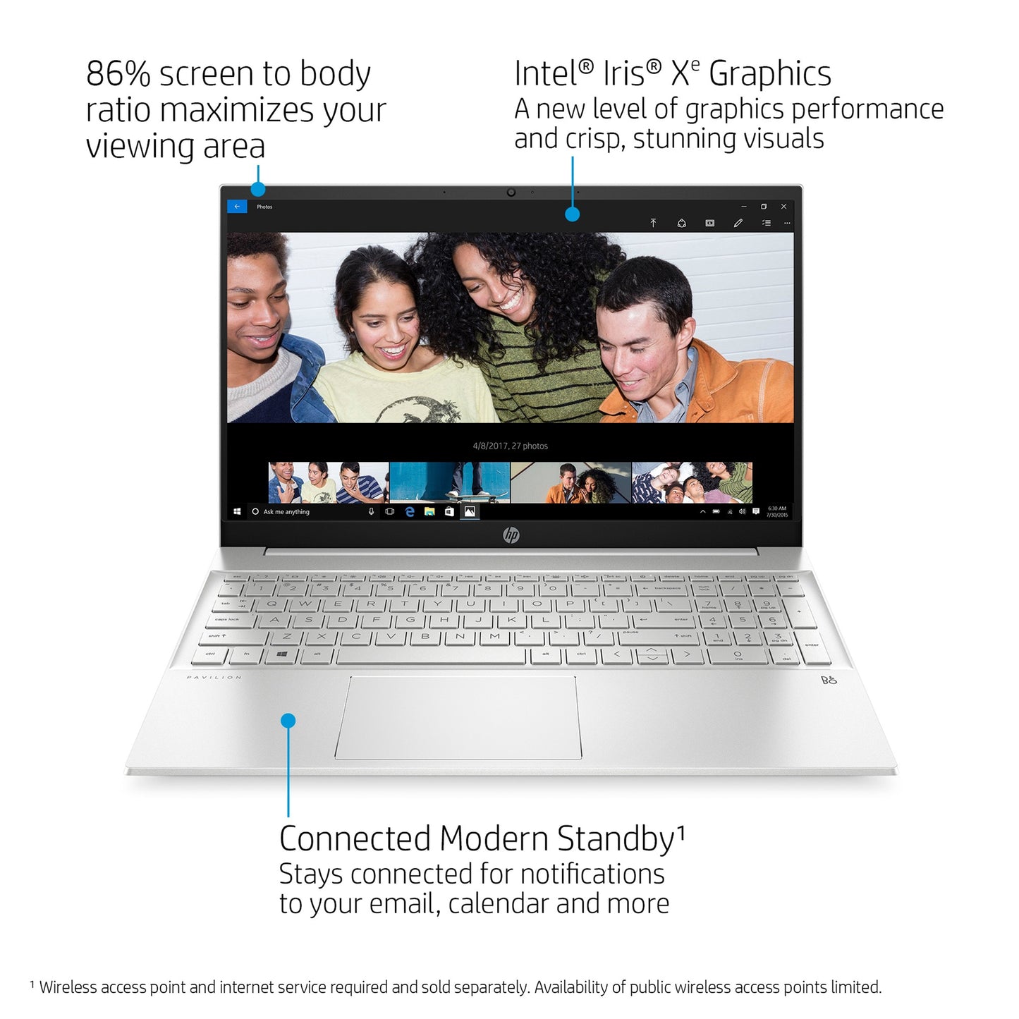 HP Pavilion Laptop 15t-eg300, 15.6"