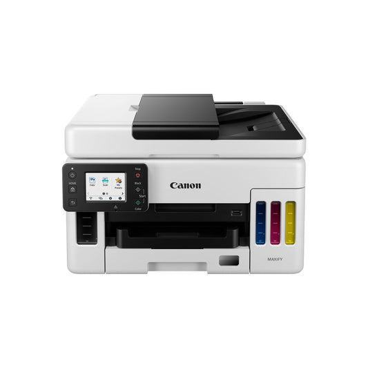 Canon GX6021 All-in-One Wireless Supertank Printer-for Businesses [Print, Copy, Scan and ADF], White