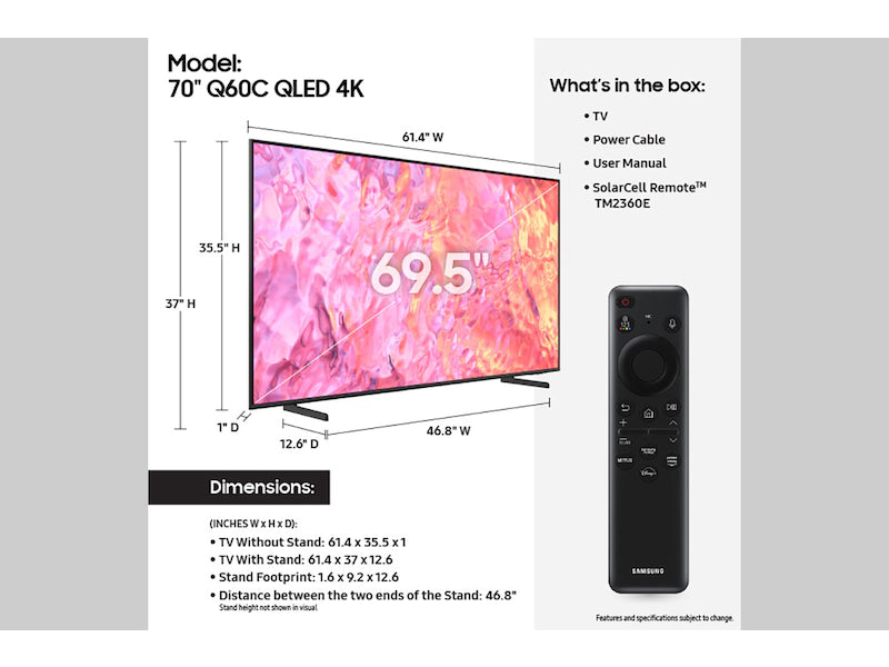 فئة QLED 4K Q60C