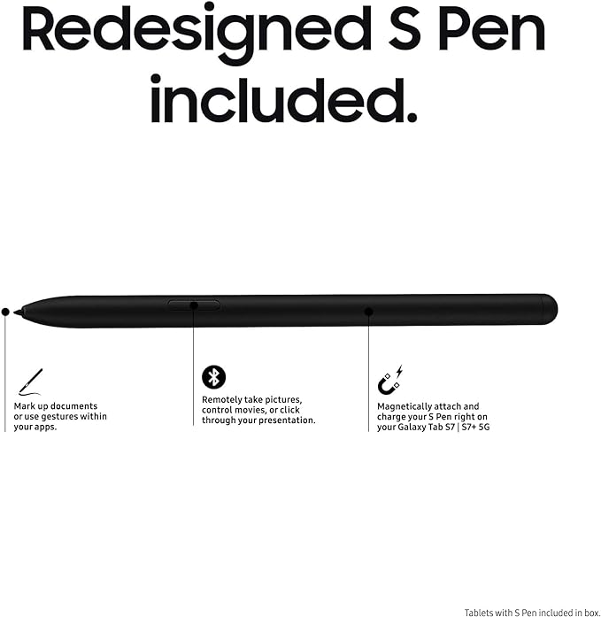 SAMSUNG Galaxy Tab S7 | S7+ S Pen, Mystic Silver