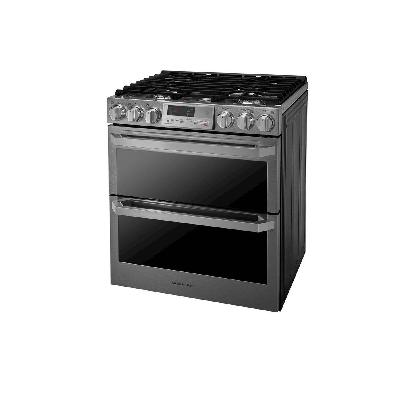 LG SIGNATURE 7.3 cu.ft. Smart wi-fi Enabled Dual Fuel Double Oven Range with ProBake Convection®