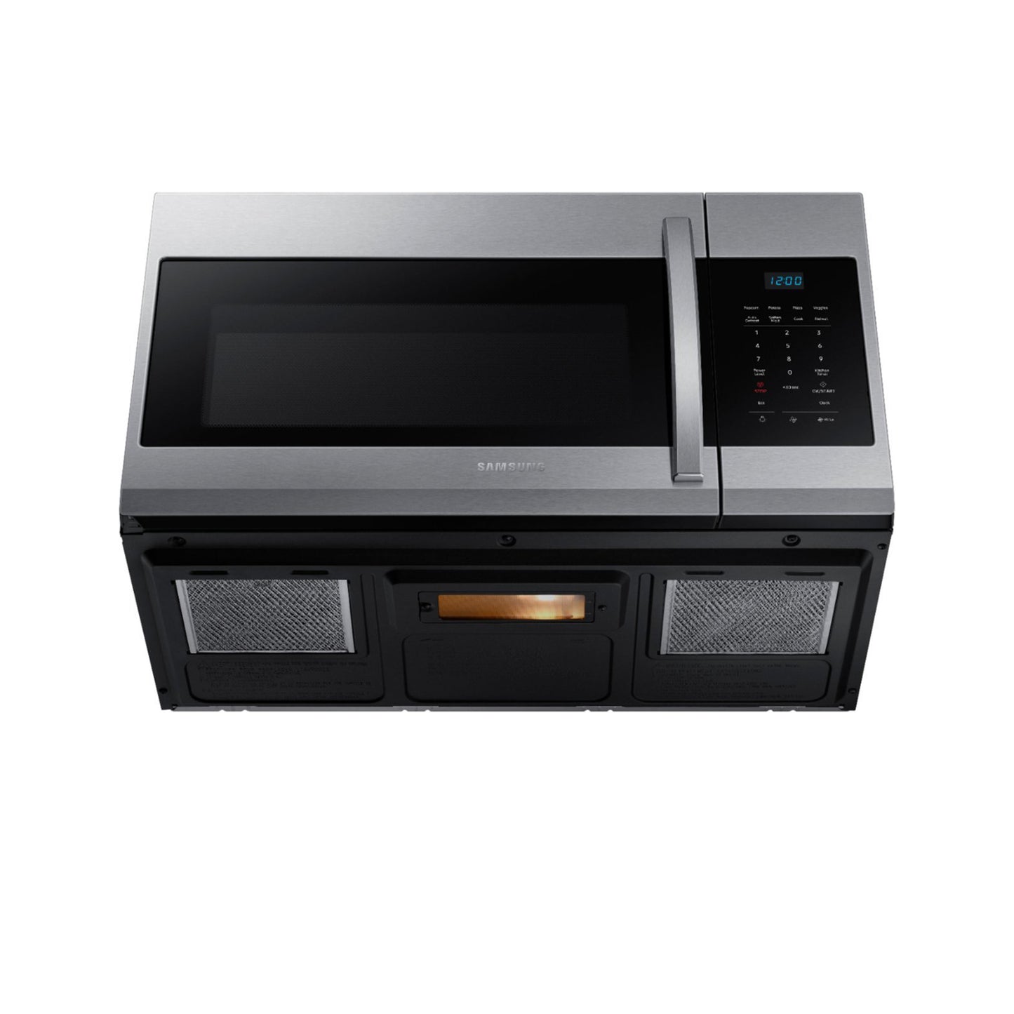 Samsung - 1.7 Cu. Ft. Over-the-Range Microwave - Stainless Steel.