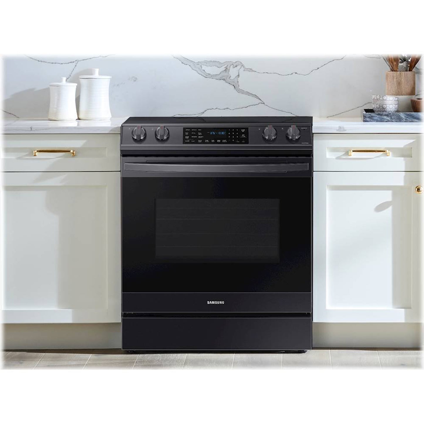 6.3 cu. ft. Smart Slide-in Electric Range in Stainless Steel.