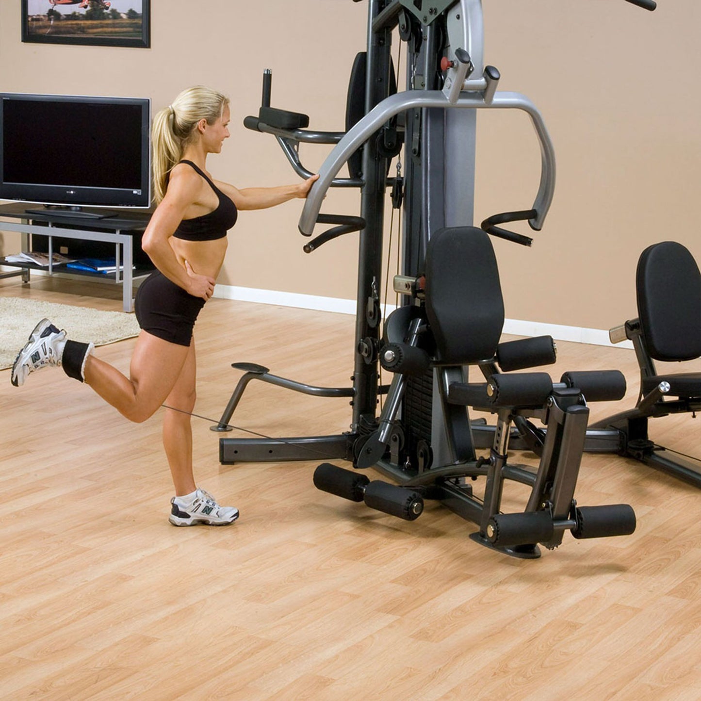 Body-Solid FUSION 500 Personal Trainer Gym with Functional Trainer Arms With Leg Press