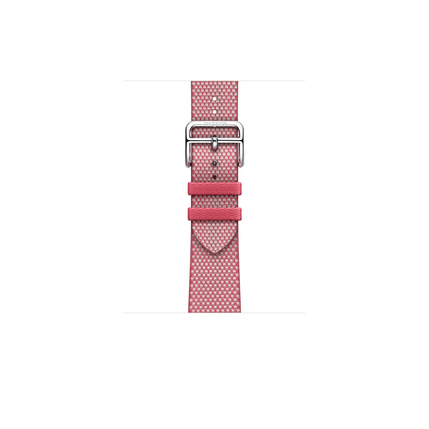 Apple Watch Hermès - 41 ملم Framboise/Écru Toile H Single Tour 