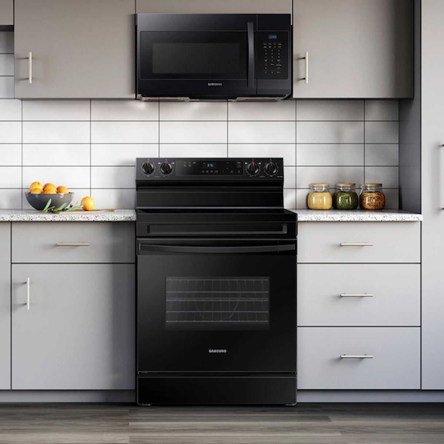 6.3 cu. ft. Smart Freestanding Electric Range with Steam Clean in Stainless Steel.