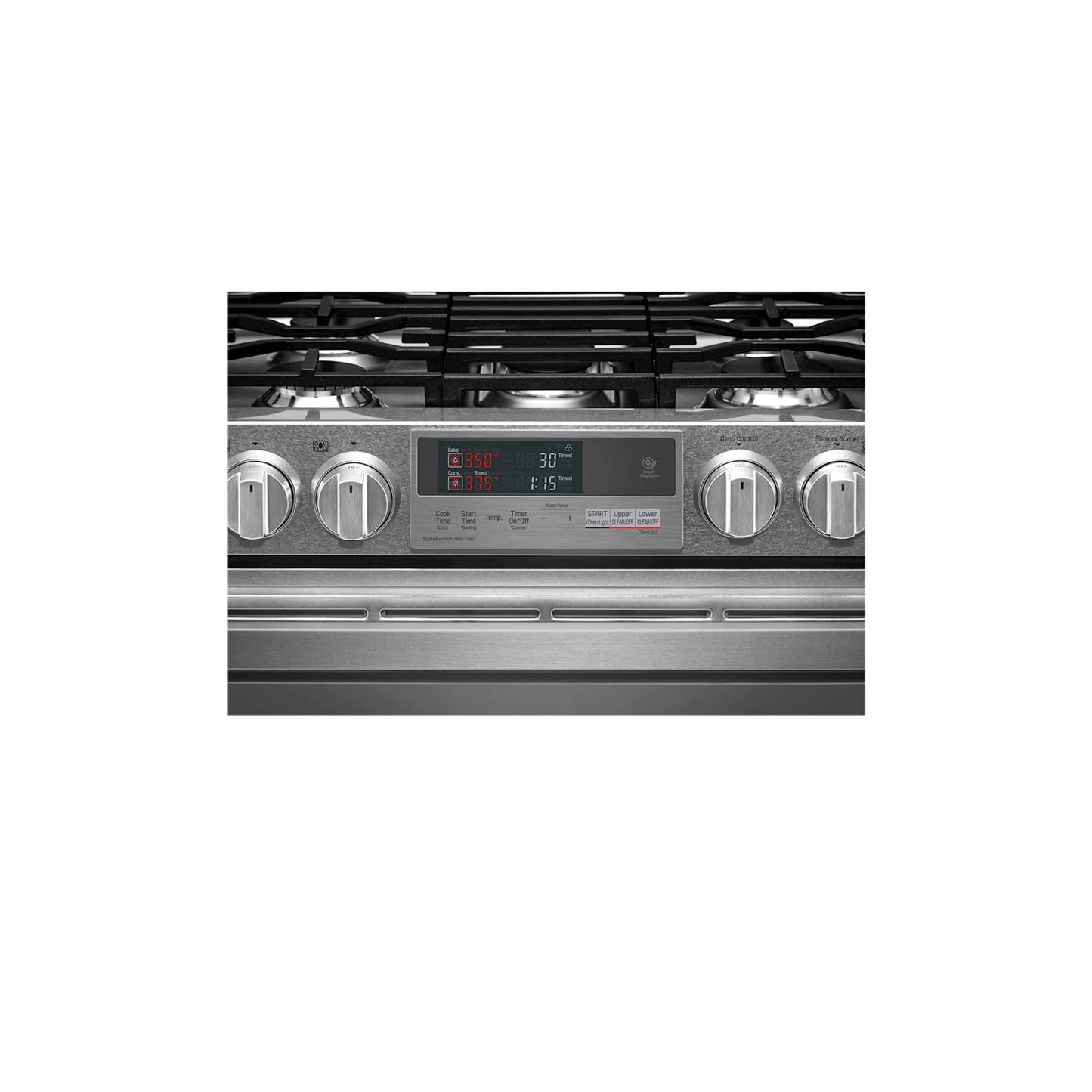 LG SIGNATURE 7.3 cu.ft. Smart wi-fi Enabled Dual Fuel Double Oven Range with ProBake Convection®