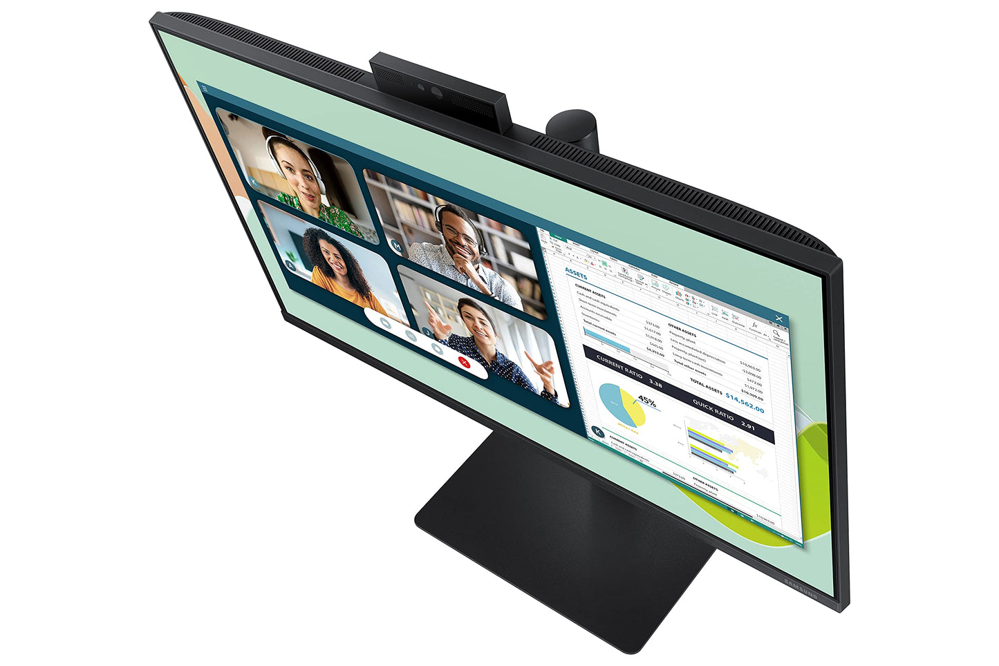 24" Built-in Webcam IPS Panel Flat Monitor