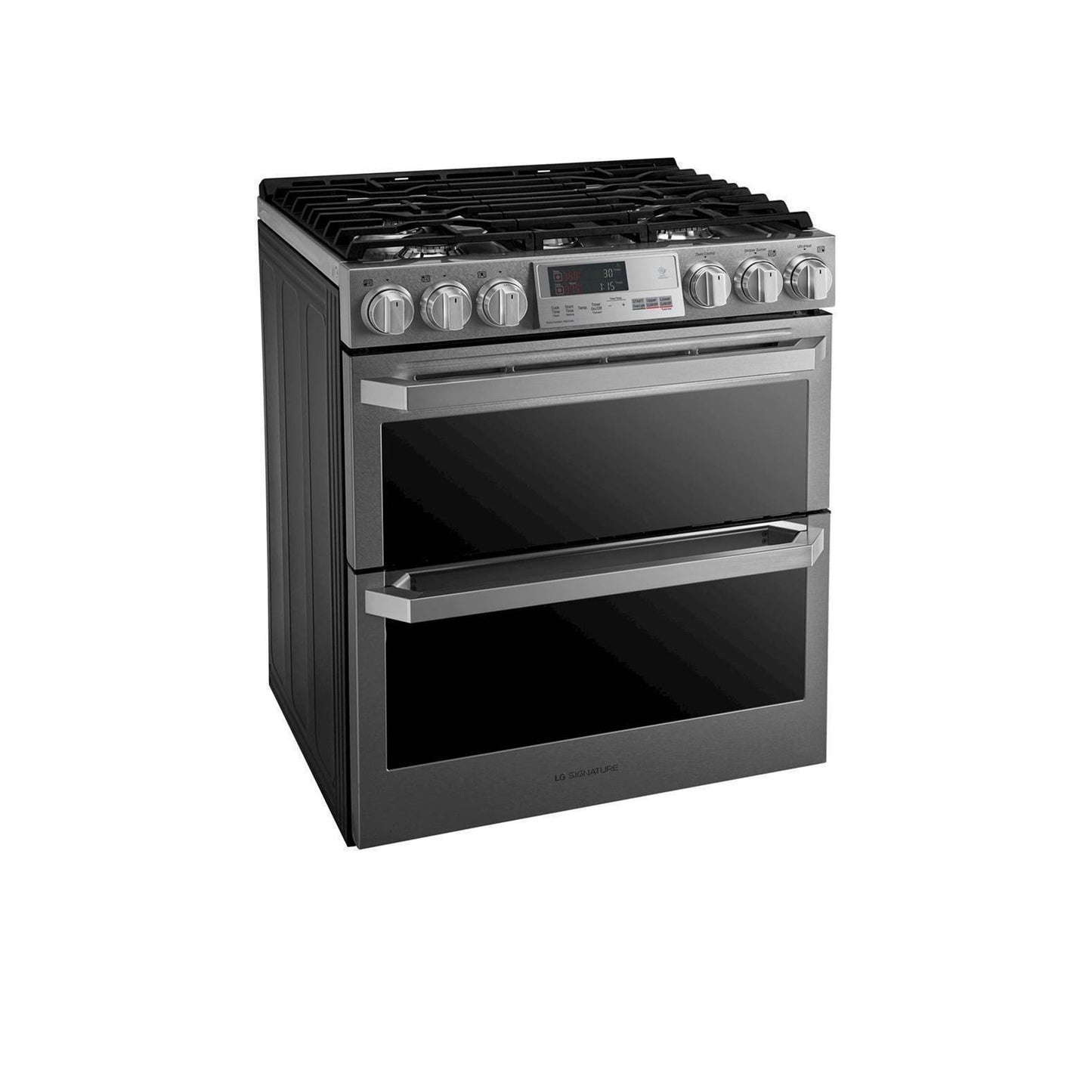 LG SIGNATURE 7.3 cu.ft. Smart wi-fi Enabled Dual Fuel Double Oven Range with ProBake Convection®