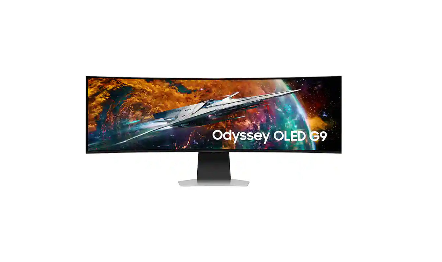 شاشة ألعاب ذكية منحنية مقاس 49 بوصة Odyssey OLED G9 (G95SC) DQHD 240 هرتز 0.03 مللي ثانية G-Sync 