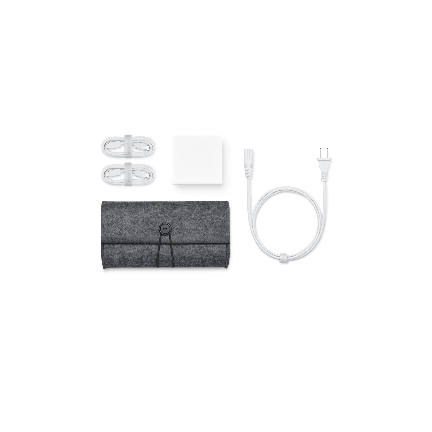 mophie speedport 120 4-port GaN wall charger travel kit (120W)