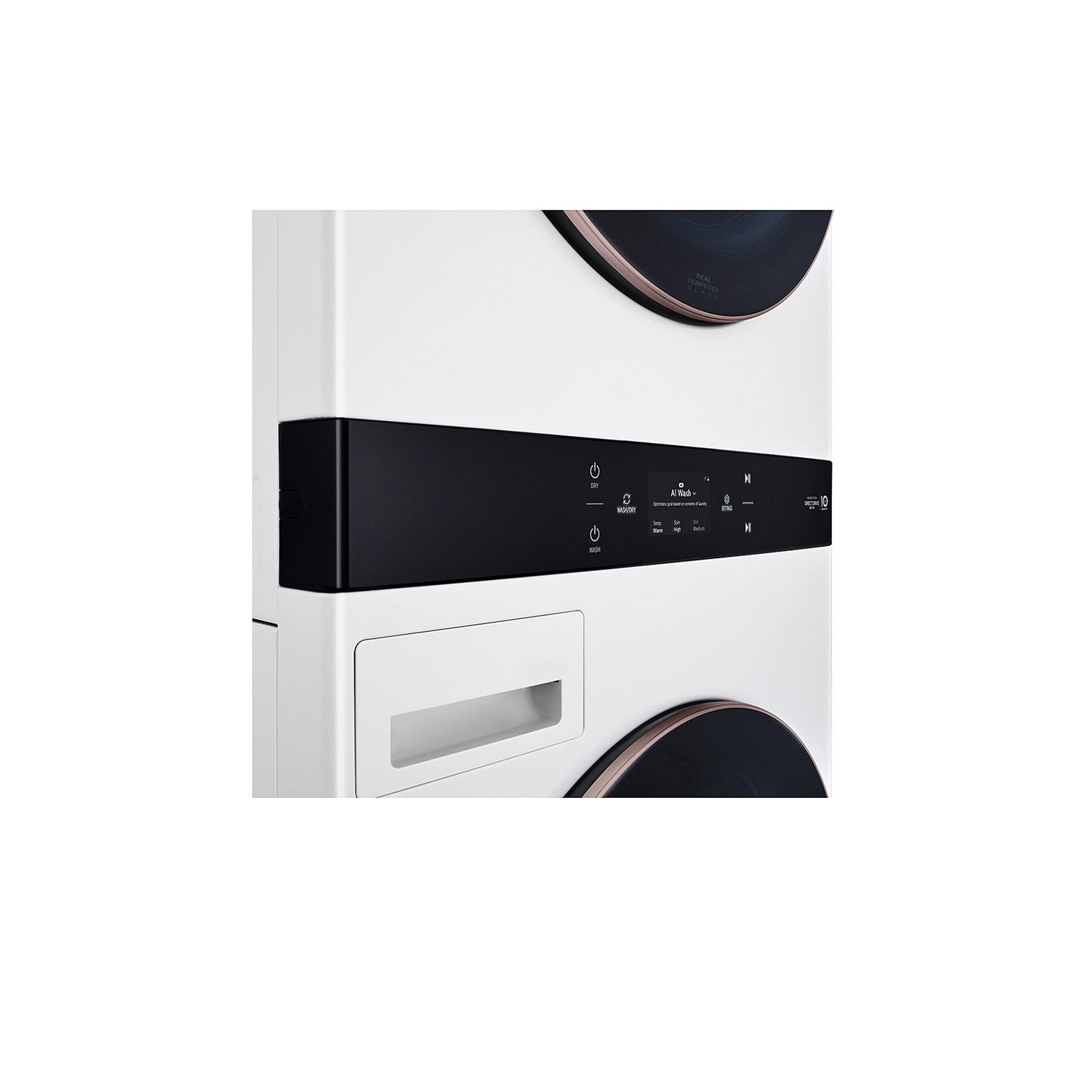 LG STUDIO WashTower™ Smart Front Load 5.0 cu. ft. Washer and 7.4 cu. ft. Electric Dryer with Center Control™