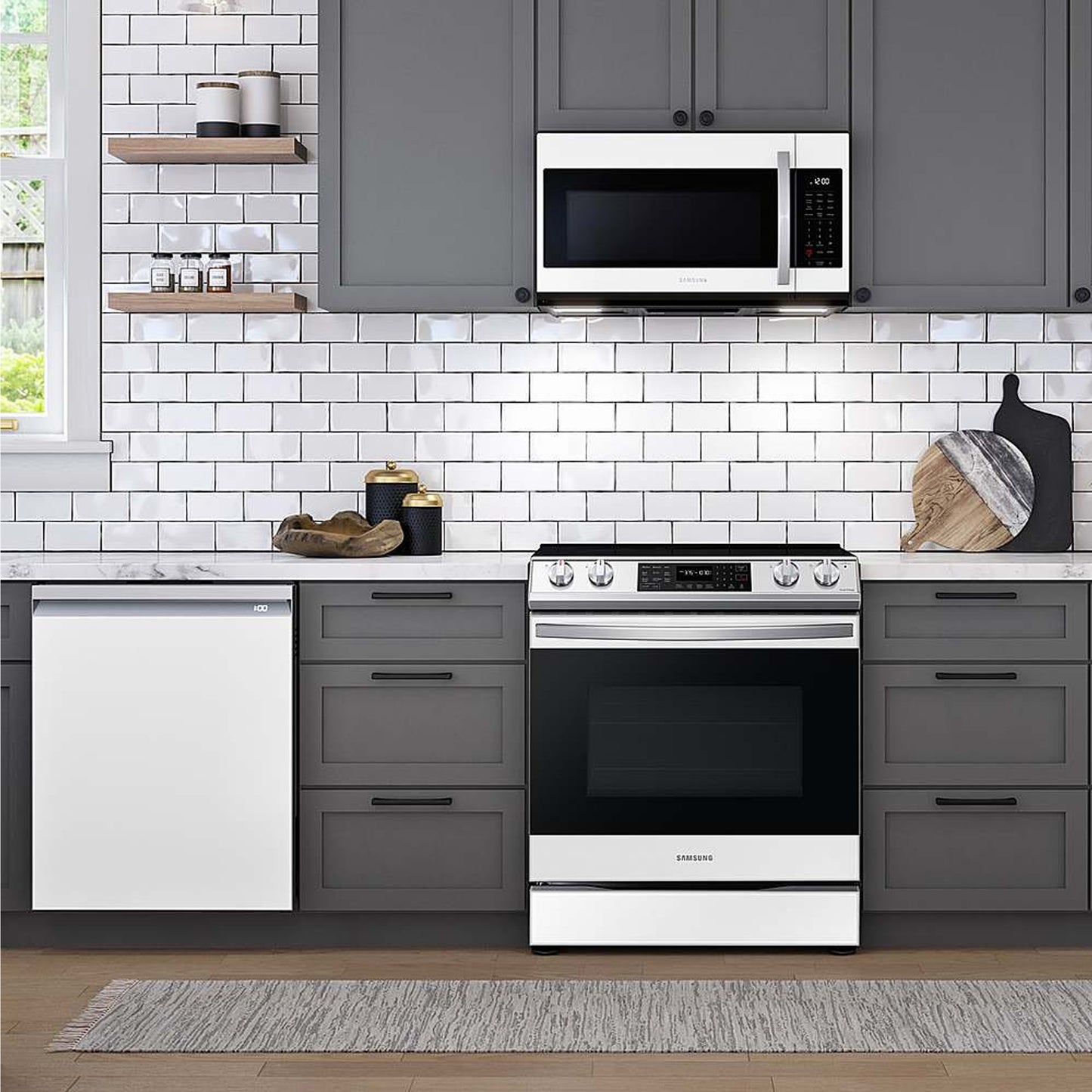 6.3 cu. ft. Smart Slide-in Electric Range with Air Fry & Convection in Stainless Steel.