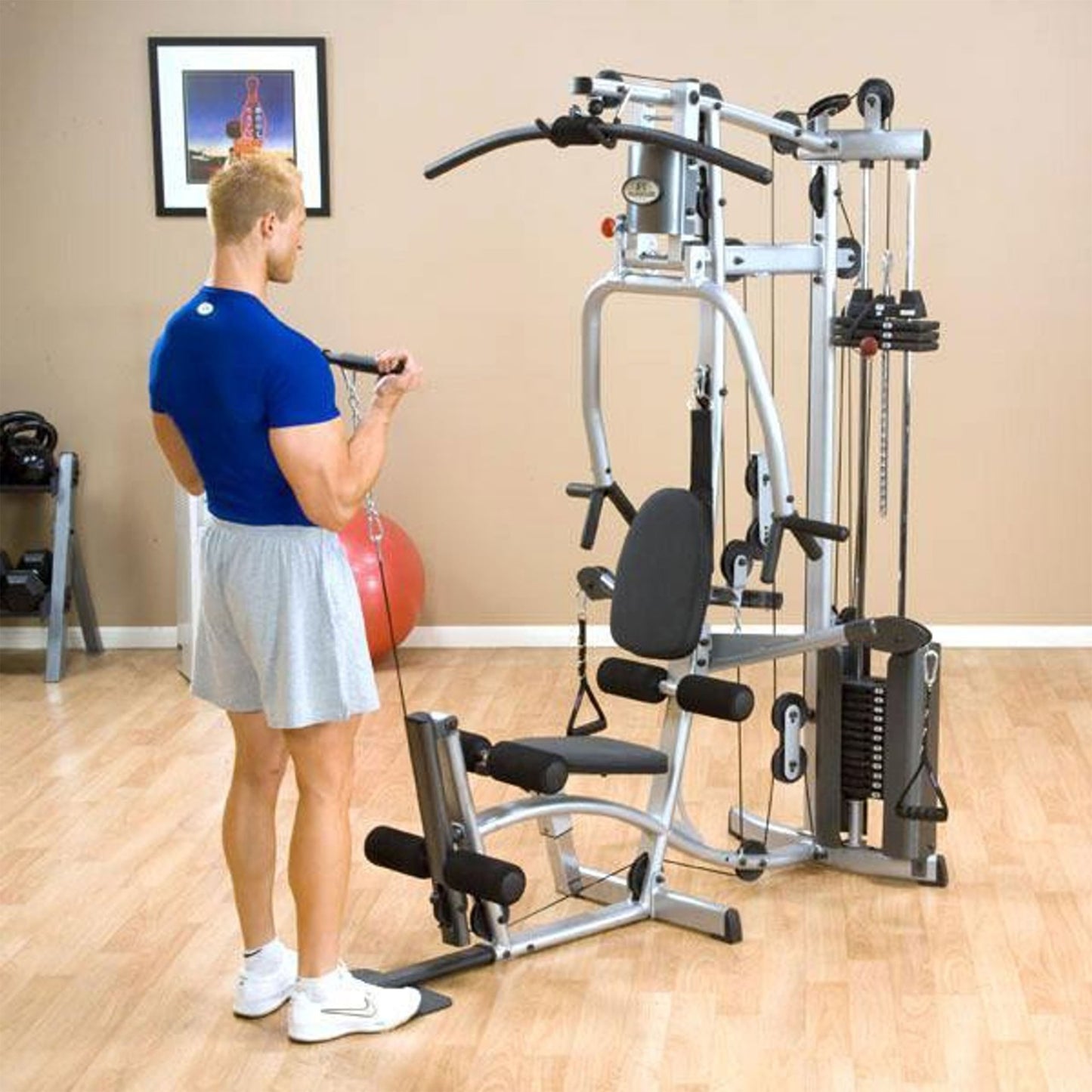 Powerline P2X Multi-Station Home Gym with Functional Training Arms With No Leg Press