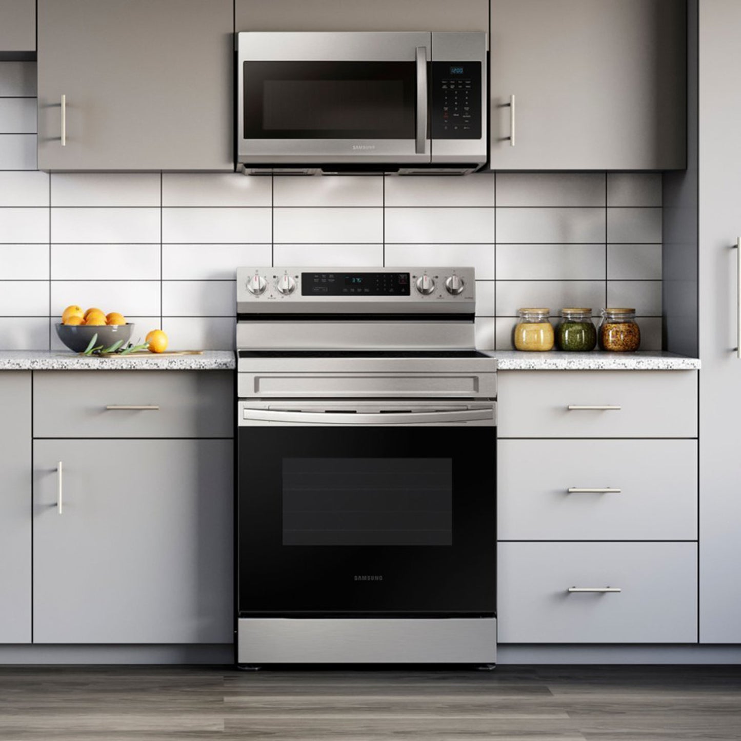 6.3 cu. ft. Smart Freestanding Electric Range with Rapid Boil™ & Self Clean in Stainless Steel.