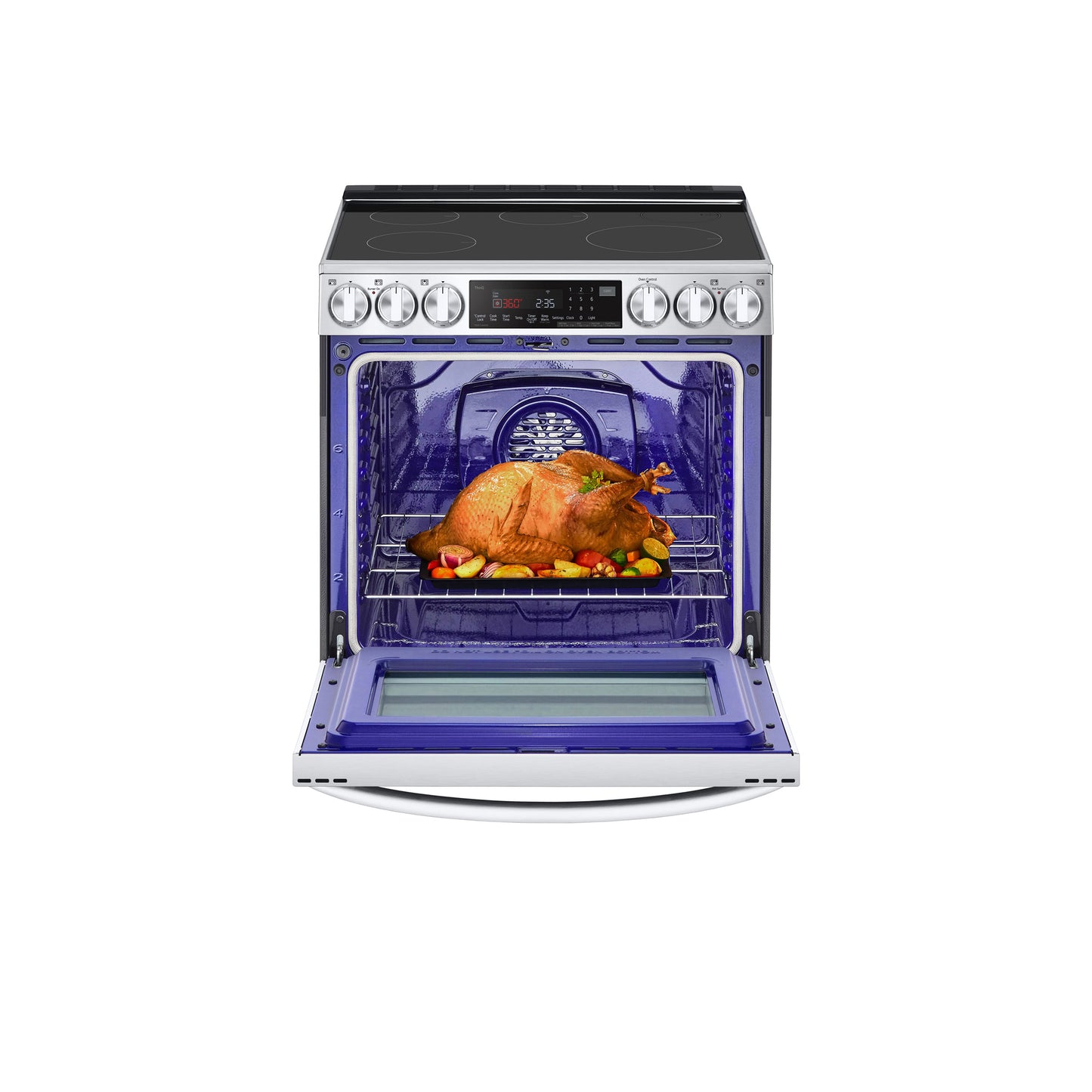 6.3 cu. ft. Smart Induction Slide-in Range with InstaView®, ProBake Convection®, Air Fry, and Air Sous Vide