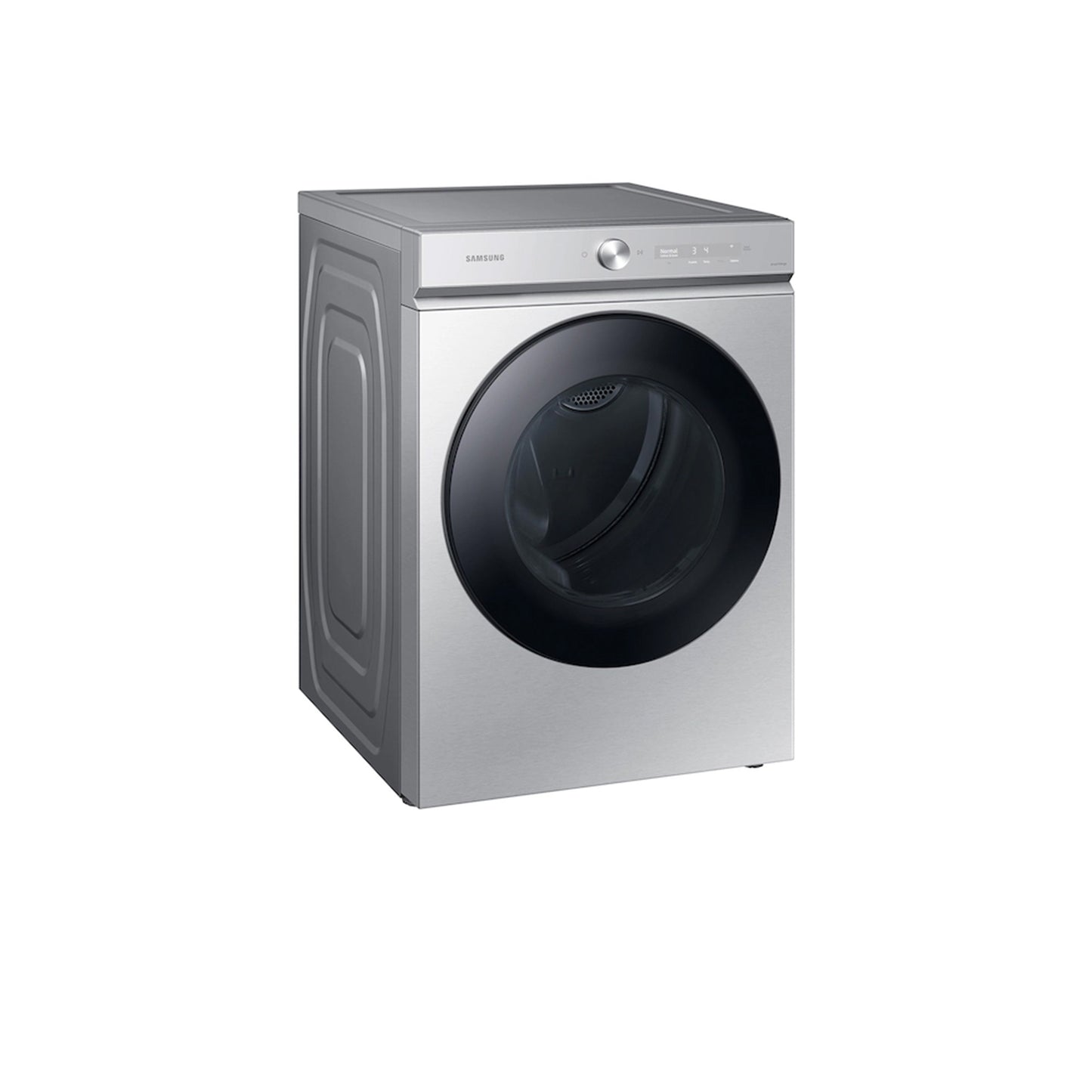 Bespoke 7.6 cu. ft. Ultra Capacity Electric Dryer with Super Speed Dry and AI Smart Dial in Silver Steel