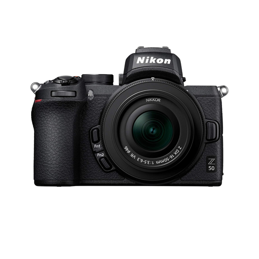 Nikon Z 50 with Wide-Angle Zoom Lens  Compact mirrorless stillsvideo camera with 16-50mm lens  Nikon USA Model