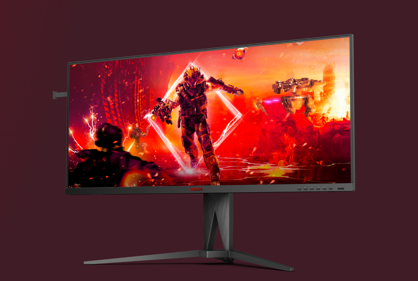 AOC Big Screen Gaming Monitor CU34G2X |Resolution 3440 x 1440