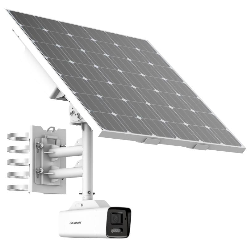 مجموعة كاميرات المراقبة هيكفيجن CCTV 4MP ANPR Bullet Solar Power 4G (DS-2XS6A46G1/P-IZS/C36S80) 