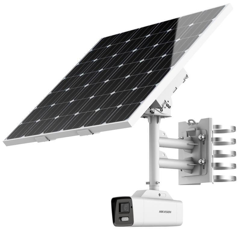 مجموعة كاميرات المراقبة هيكفيجن CCTV 4MP ANPR Bullet Solar Power 4G (DS-2XS6A46G1/P-IZS/C36S80) 