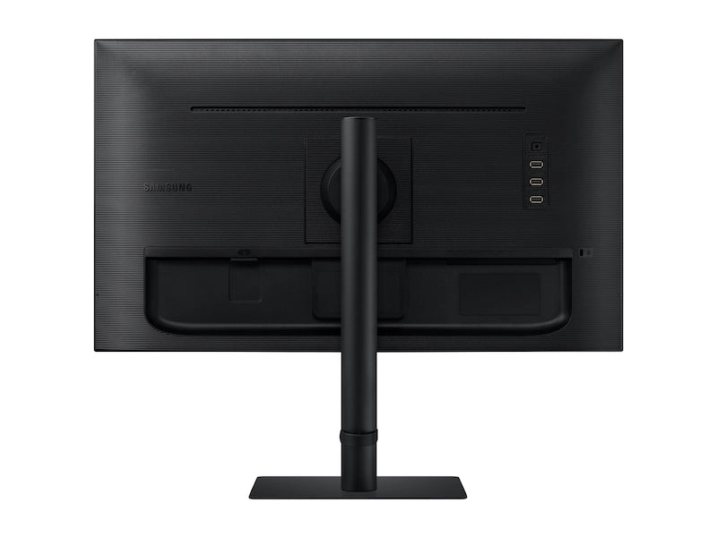 Samsung 27” ViewFinity S80A Series Computer Monitor, IPS Panel, UHD (3840x2160) Screen, HDR10, USBC, Adjustable Stand, Intelligent Eye Care, LS27A800UJNXGO, Black