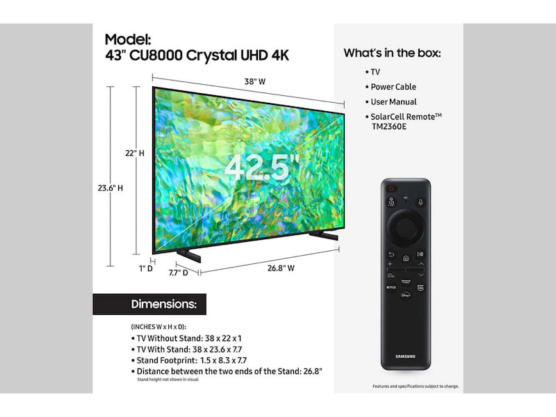 Class Crystal UHD CU8000