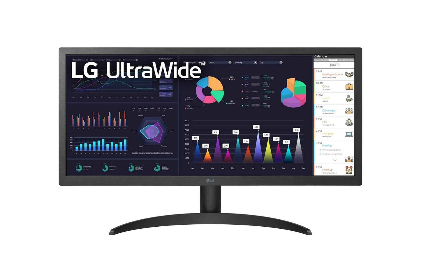 شاشة 26 بوصة 21:9 UltraWide™ Full HD IPS مع تقنية AMD FreeSync™ 