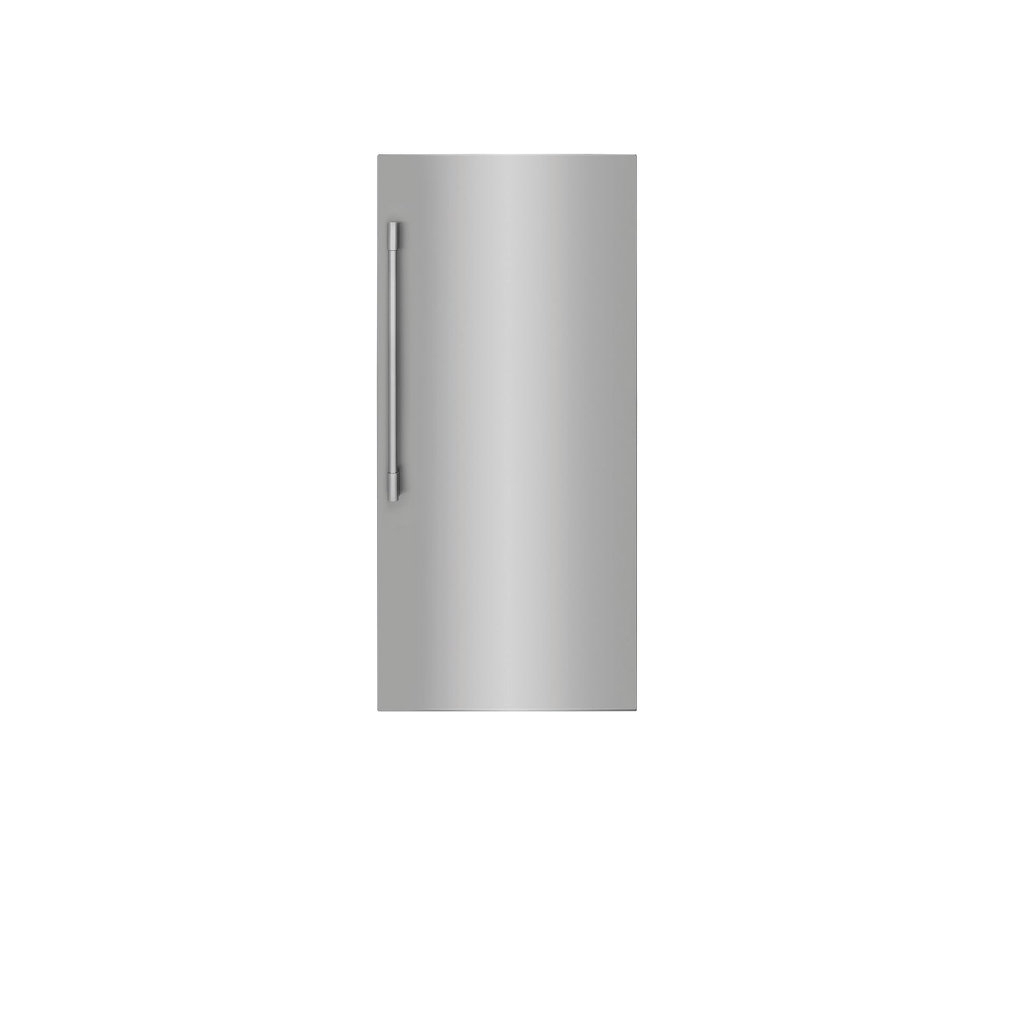 Stainless Steel Side-by-Side Column Refrigerator and Freezer Set with Louvered Trim Kit