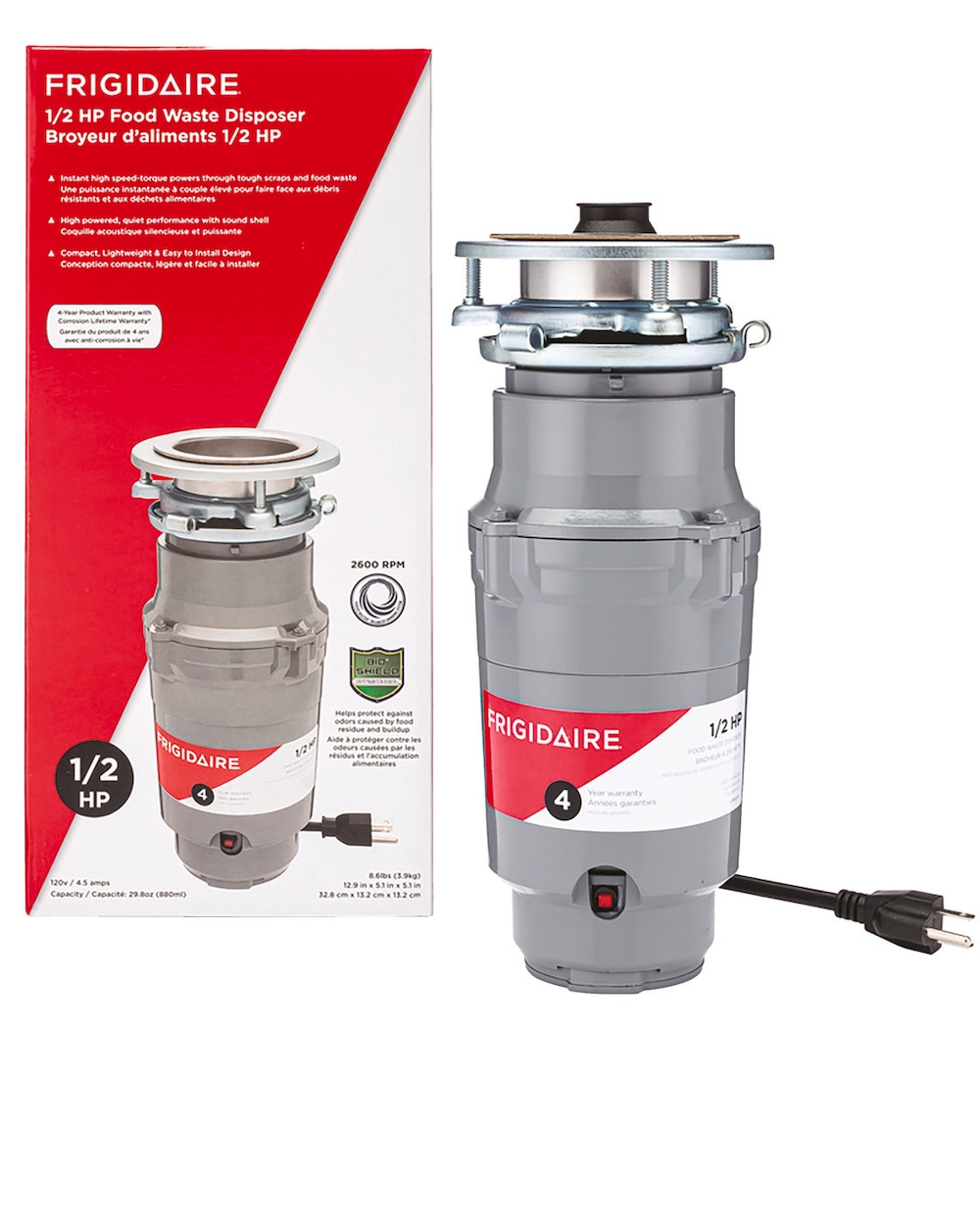 1/2HP Corded Disposer