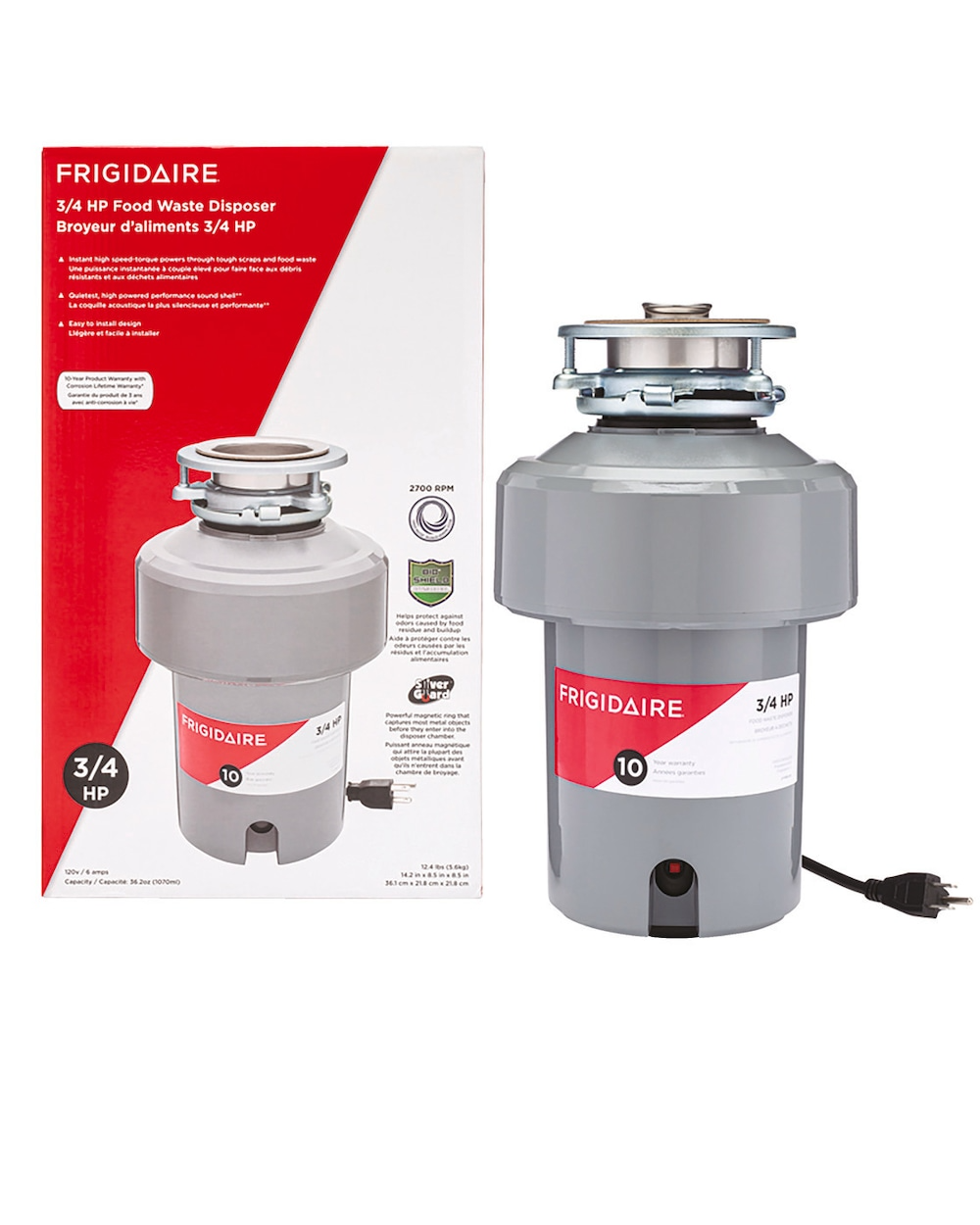 3/4HP Corded Disposer