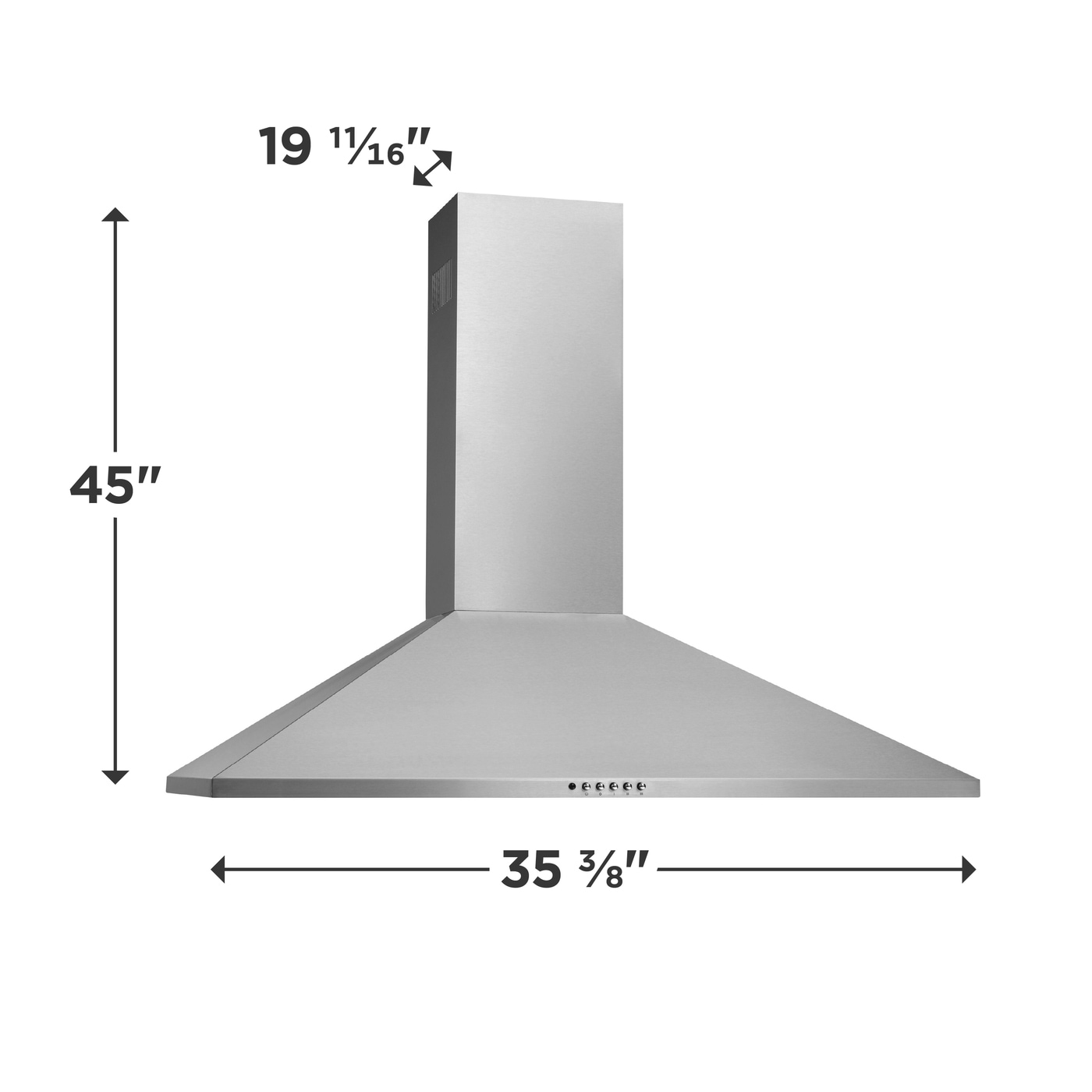 Frigidaire 36" Stainless Canopy Wall-Mount Hood