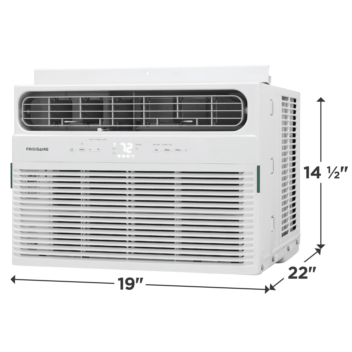 Frigidaire 12,000 BTU Window Room Air Conditioner with Supplemental Heat